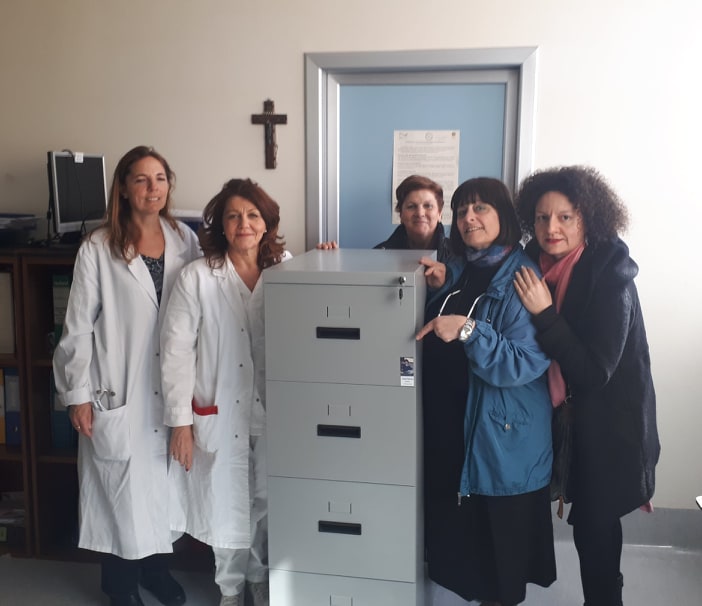 Comunicato 22 Marzo 2019: Consegnato Classificatore Cartelle Cliniche al Goretti di Latina