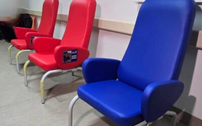 Donazione 3 poltrone per sala travaglio e 3 poltrone per allattamento al seno durante la degenza reparto Ginecologia | Il Girasole