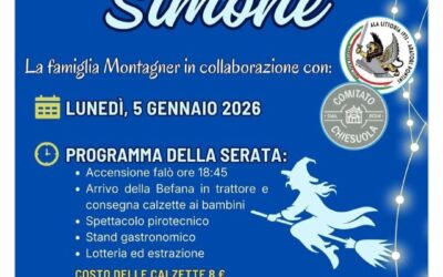La Befana di Simone VII edizione 2026